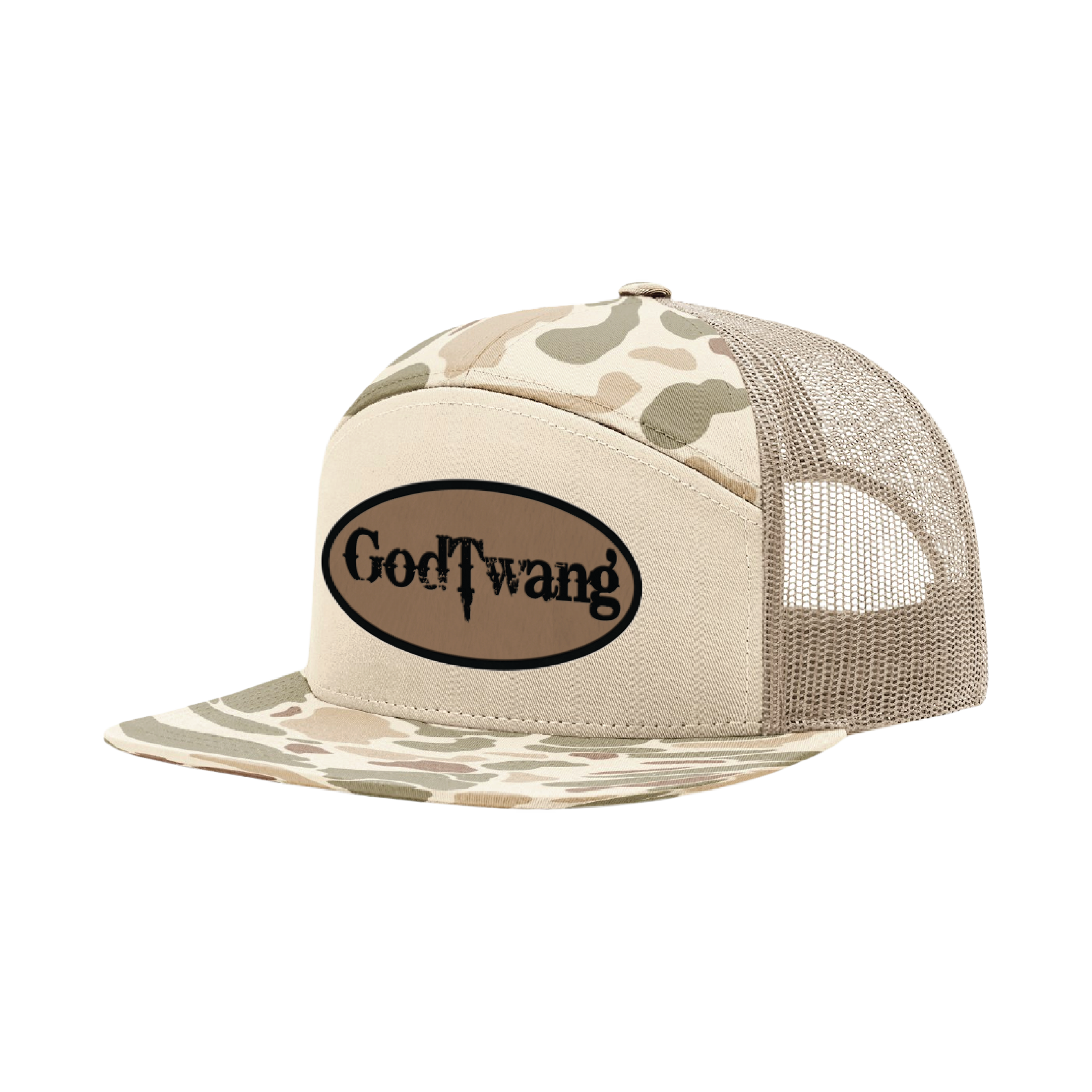 GodTwang 7-Panel Trucker Cap