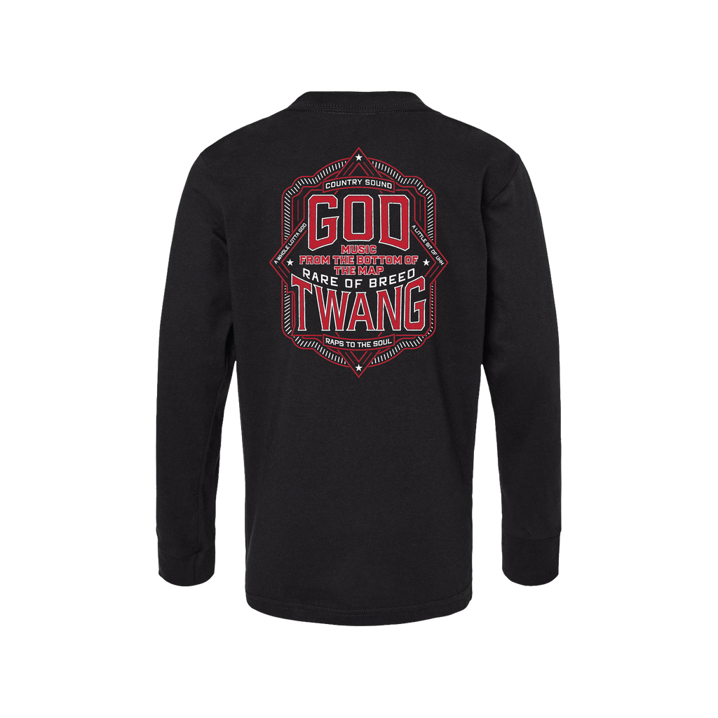 GodTwang Stars Youth Long Sleeve